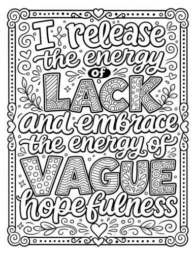 I Release Energy Of Lack