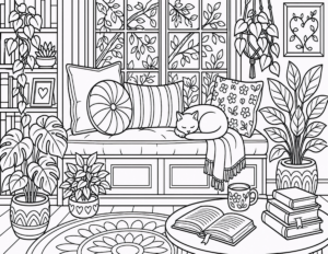 Cat Window Seat Nook
