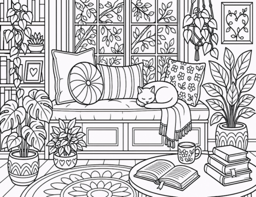 Cat Window Seat Nook