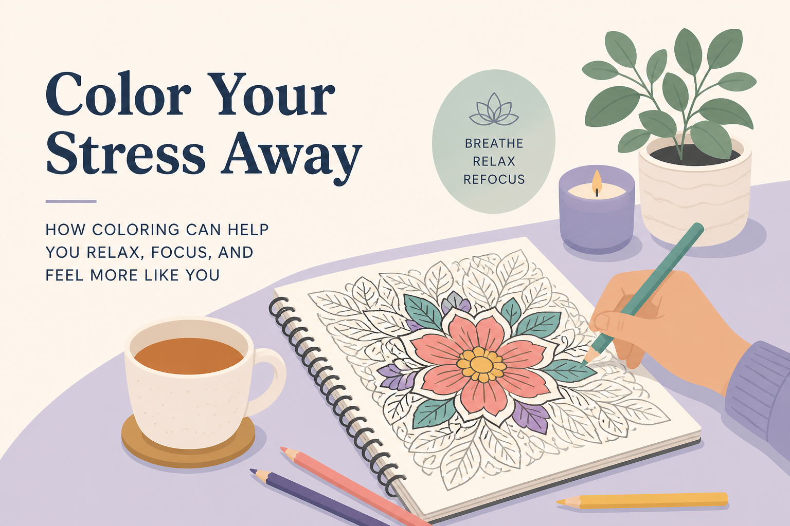 Color Your Stress Away