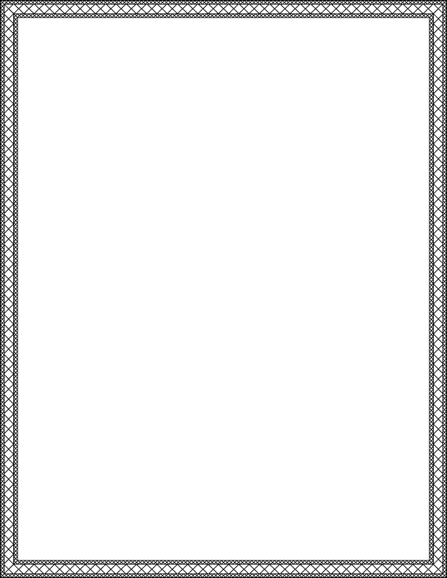 Cross Stitch Border Page, Dense Woven Diamond Band