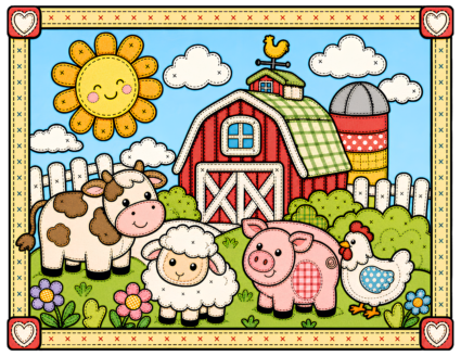 kawaii-barnyard-animals-colorized