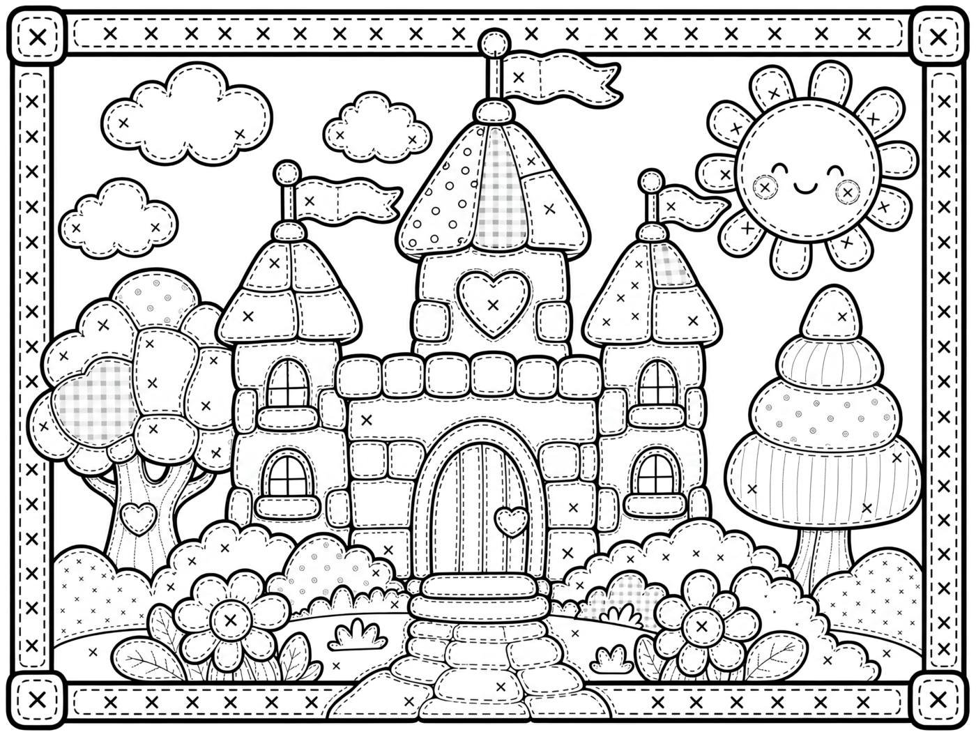 Kawaii Fairy Tale Castle