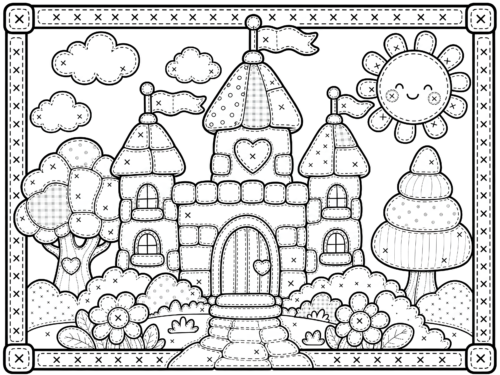 Kawaii Fairy Tale Castle