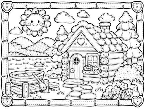 Kawaii Lakeside Cabin