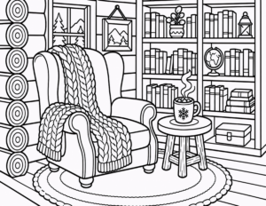 Log Cabin Hot Cocoa Armchair