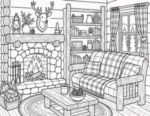Log Cabin Living Room
