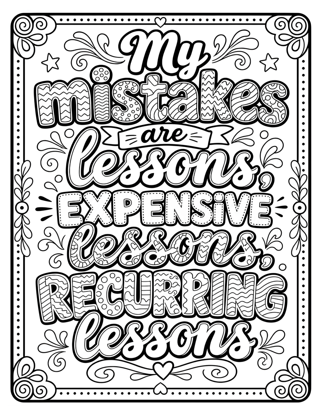 My Mistakes Are Lessons