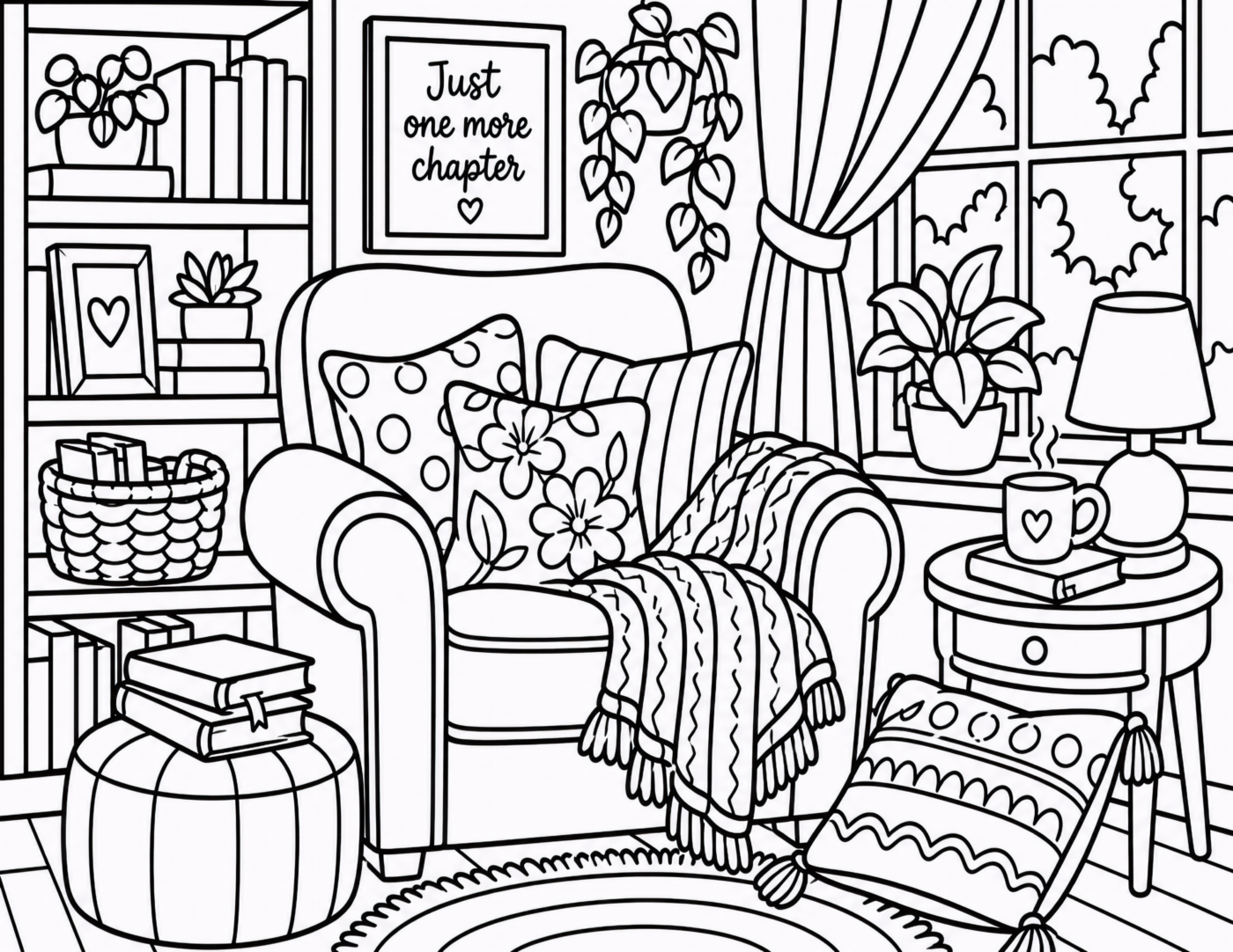 Ottoman Armchair Just One More Chapter