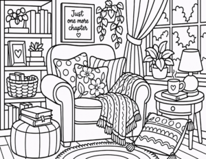 Ottoman Armchair Just One More Chapter