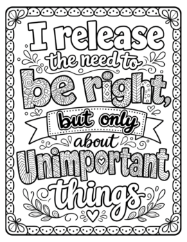Release The Need To Be Right