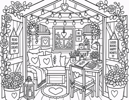 She Shed Interior