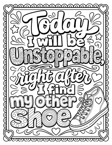 Today I Will Be Unstoppable