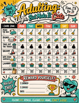 Weekly Chart Cleaning Tracker
