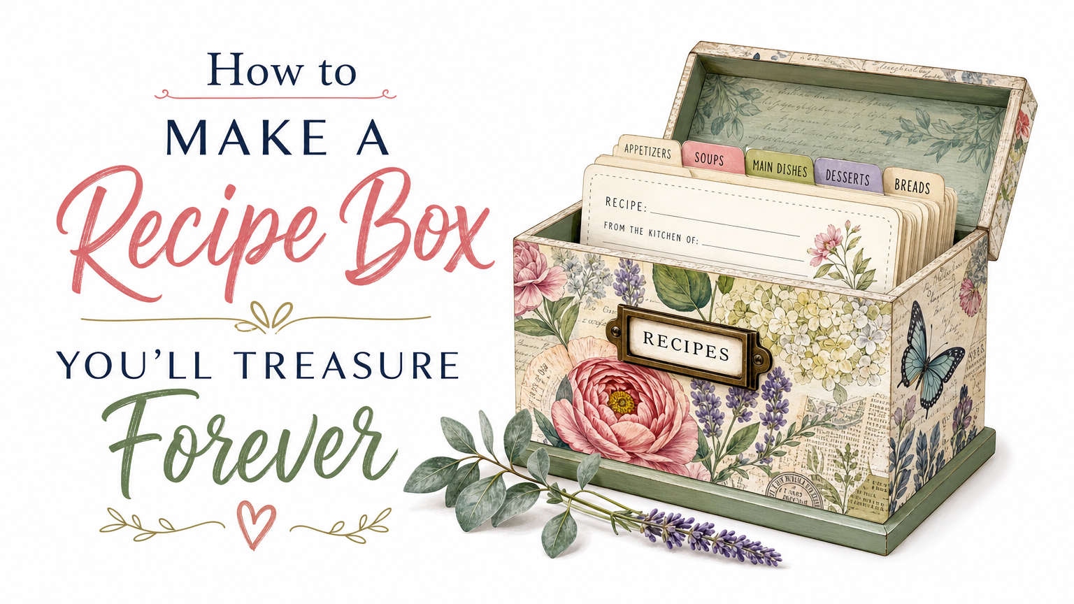 How to Make a Recipe Box You’ll Treasure Forever