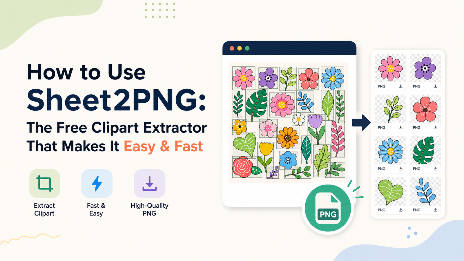 How to Use Sheet2PNG: The Free Clipart Extractor That Makes it Easy & Fast
